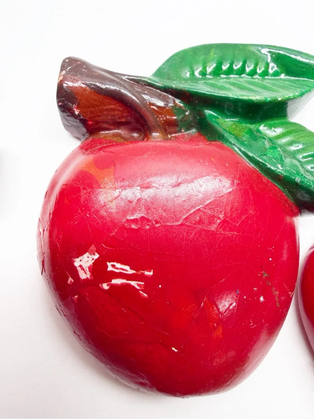 Vintage MCM Chalkware Fruits Vegetables Wall Art